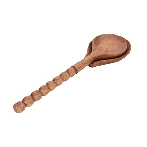 Cedar spoon with rest