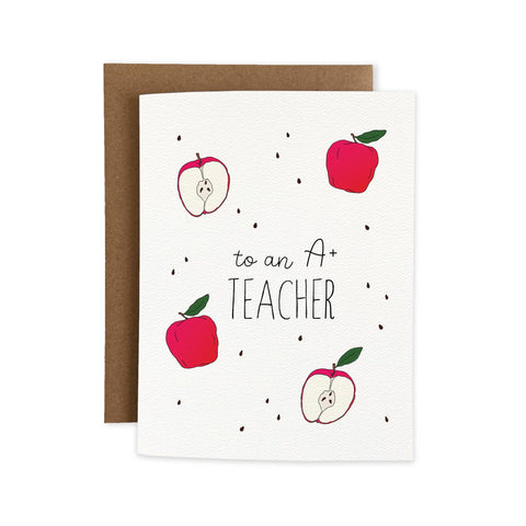 A Plus Teacher Card