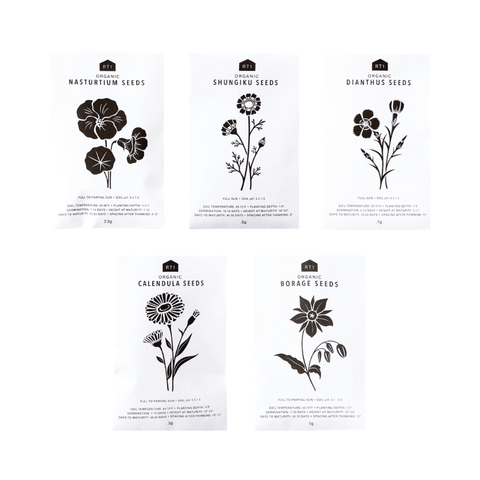 Edible Flower Seed Pack of 5