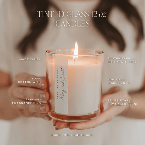 Warm and Cozy 12 oz Candle - Fall and Christmas Decor