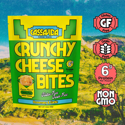 Cassavida Cheese Bites – Rosemary Garlic Gluten-Free Snack