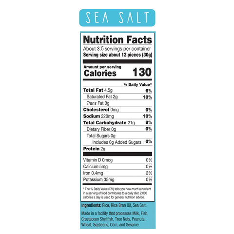 Sun Tropics Mochi Crunch, Sea Salt/3.5oz