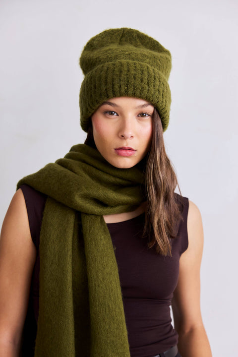 The Reykjavik Beanie Hat - Sea Kelp