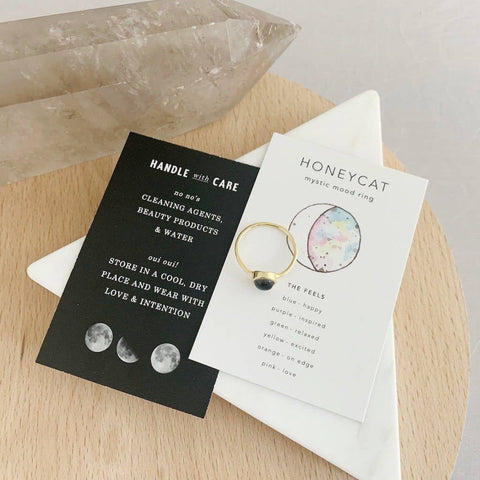 Gold Mini Mood Ring
