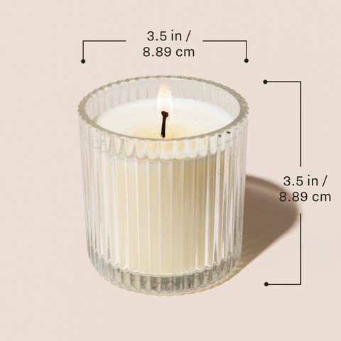 Cozy Season Ribbed Jar Soy Candle | 11oz