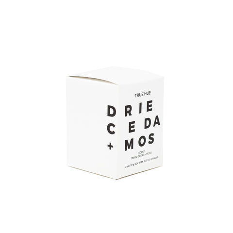 Dried Cedar + Moss Mini Candle