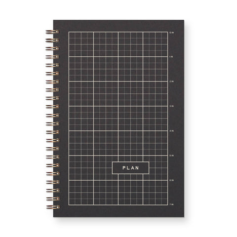 Ruler Grid Undated Weekly Planner Journal