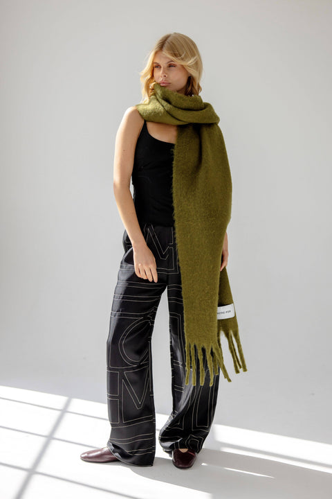 The Reykjavik Scarf - 100% Recycled - Sea Kelp