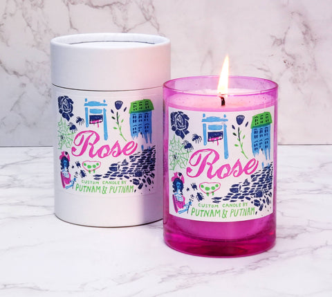 Rose Candle