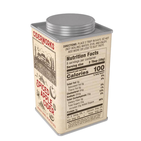 Ciderworks Spiced Red Apple Cider Mix (8oz Tins)