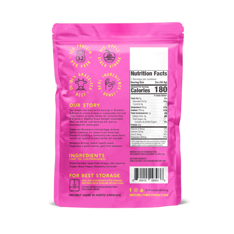 2oz Peri Peri Grass-Fed Biltong Tender Jerky