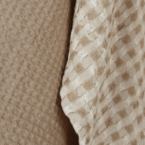 Waffle Tea Towel Set/2 - Taupe