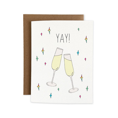 Champagne Toast Card