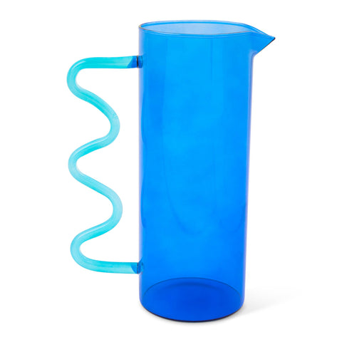 44oz Squiggle Pitcher Blue