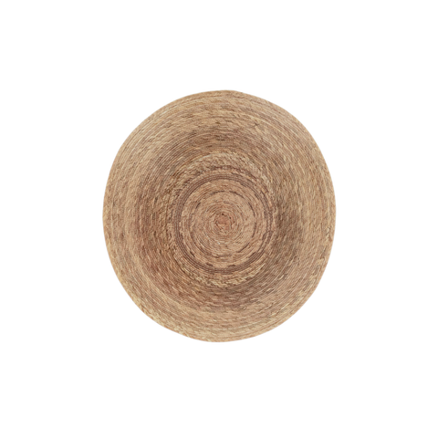 Palm Leaf Wide Brim Toasted Lacquer Hat