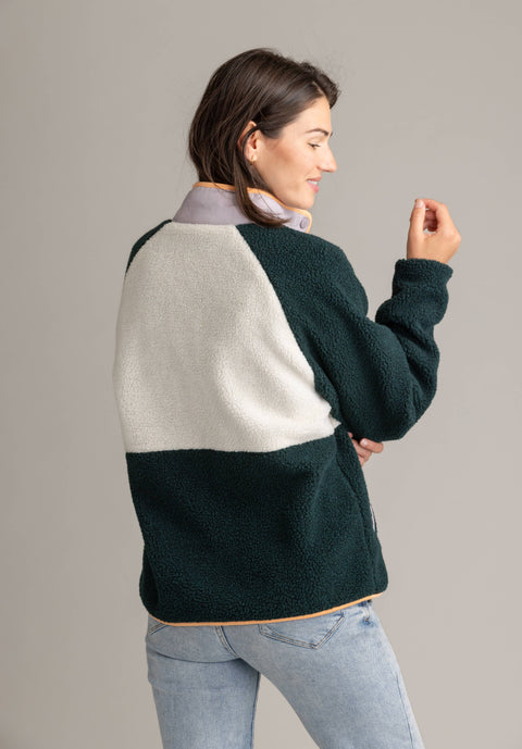 Women's Tara Quarter Snap Berber Pullover