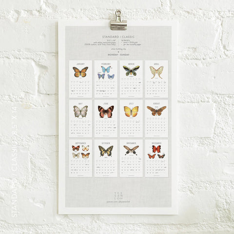 2026 Calendars: Butterflies & Moths