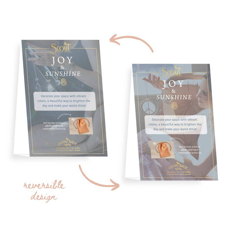 Pocket Suncatcher - Radiating Heart