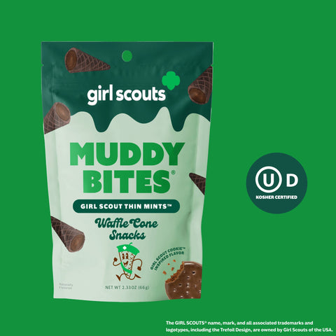 Girl Scout Thin Mints™ Muddy Bites Waffle Cones Snacks