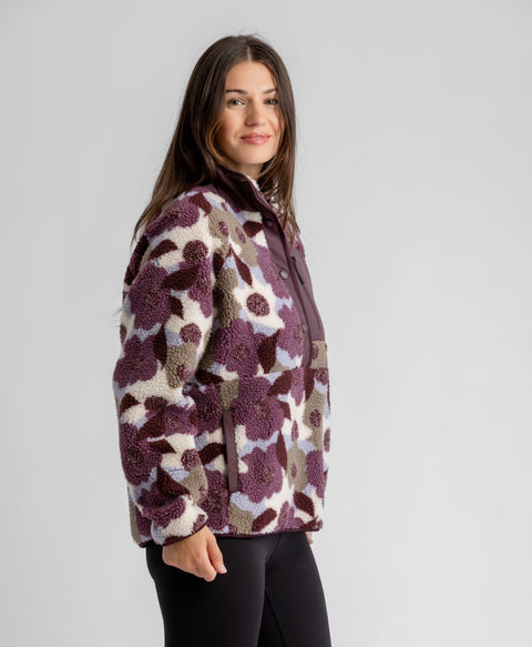 Women's Tara Quarter Snap Berber Pullover