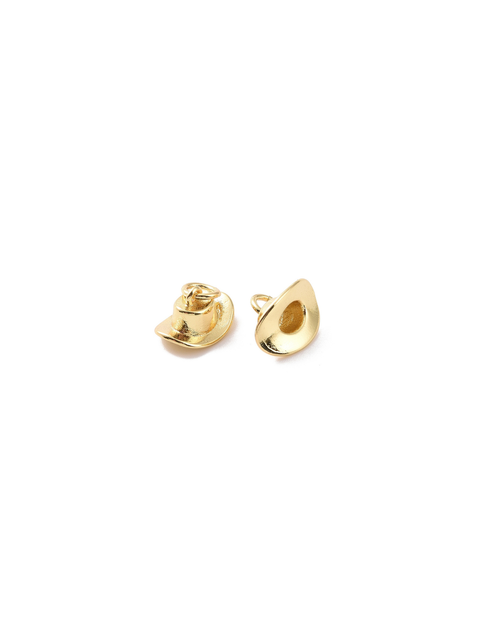 Gold Giddy Up! Cowgirl Hat Charm