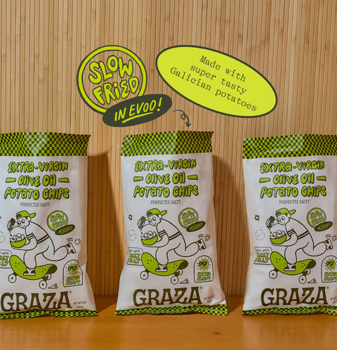 Graza's Perfectly Salty Chips Fried in EVOO