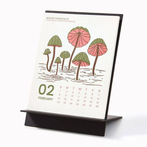 2026 Paper Source Mushroom Letterpress Desk Easel