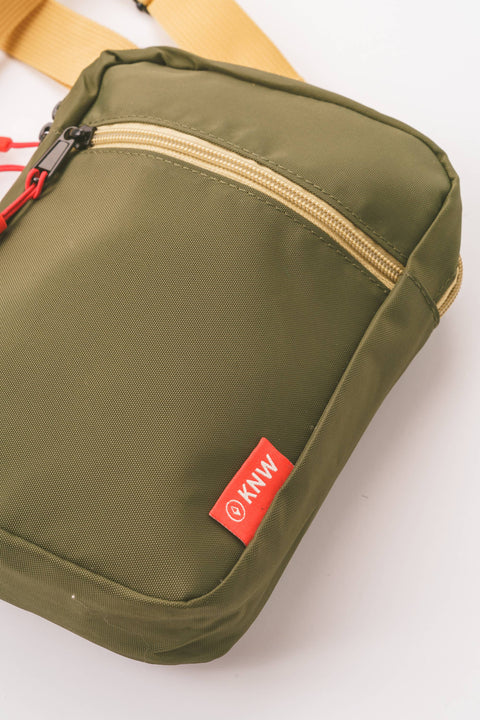 Recycled Crossbody Bag | Olive/Khaki