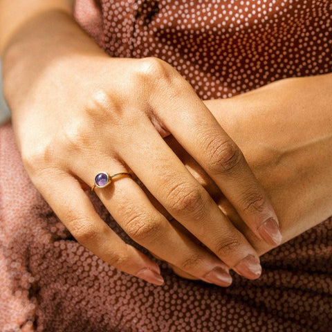 Gold Mini Mood Ring