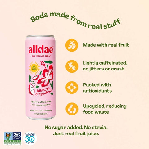 Alldae -Hibiscus Dragonfruit Drink