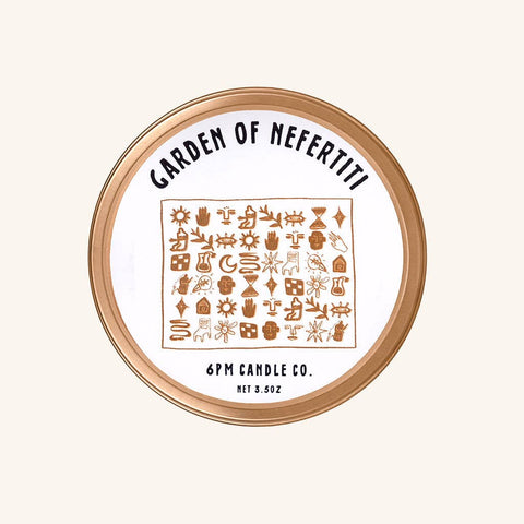 Garden Of Nefertiti Travel Candle