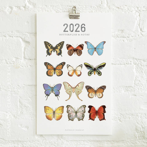 2026 Calendars: Butterflies & Moths