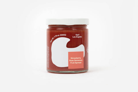 Certified Organic Strawberry & Rose Geranium Fruit Spread