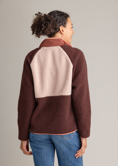 Women's Tara Quarter Snap Berber Pullover