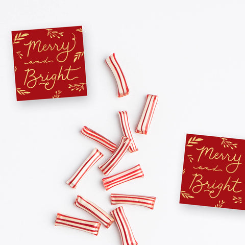 Decorative Christmas Matchbox - Merry & Bright Design