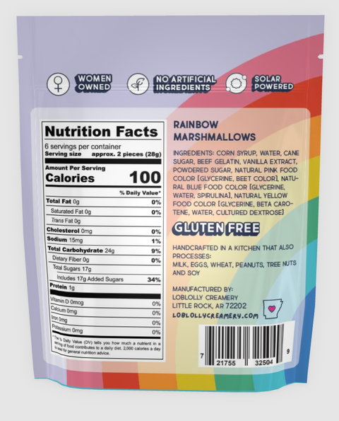 Marshmallow Bags: Rainbow