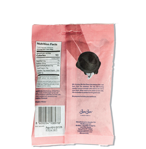 Salty Licorice Twists - Swedish Candy 4.2oz (120g)
