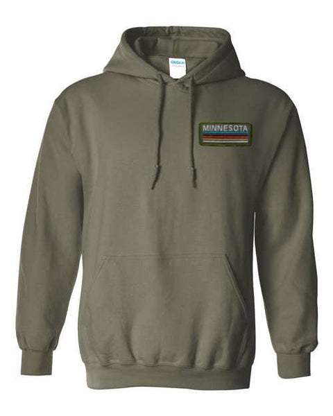 Olive Green Hoodie with Embroidered Cle Elum Patch