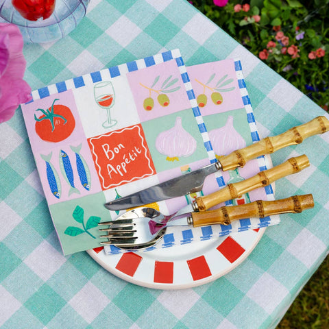 Bon Appetit Recycled Paper Napkins | 20 Pack | Summer |
