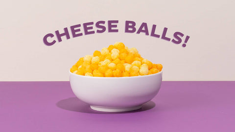 White Cheddar Cheese Balls, 4.5oz (12 Bags in 1 Case)