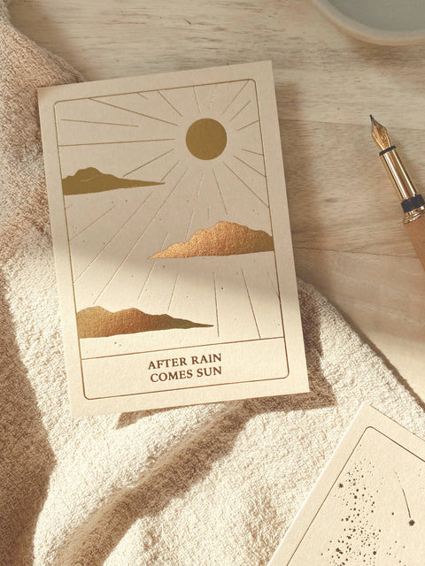 After Rain Comes Sun Postcard