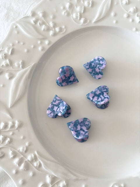 Heart Shape Acetate Hair Clip (DOLCE)