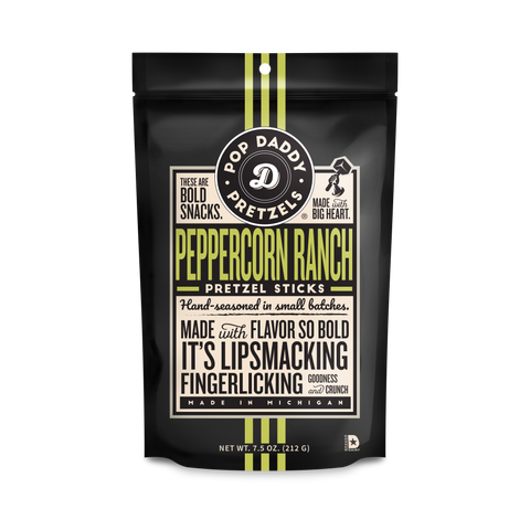 Pop Daddy – Peppercorn Ranch Seasoned Pretzels 7.5oz