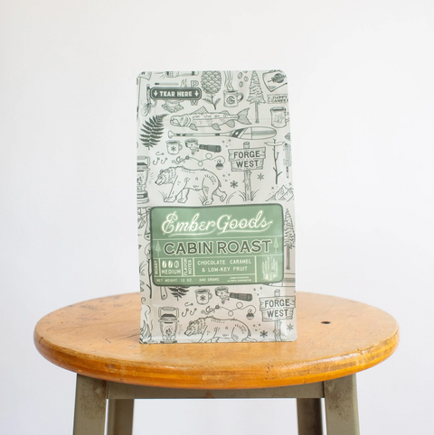 Ember Goods Cabin Roast Whole Beans 12 OZ 
