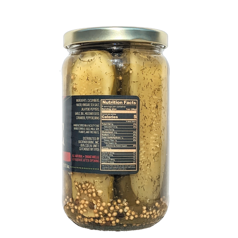Jalapeno Dill | Spicy Dill Pickles, 16 oz