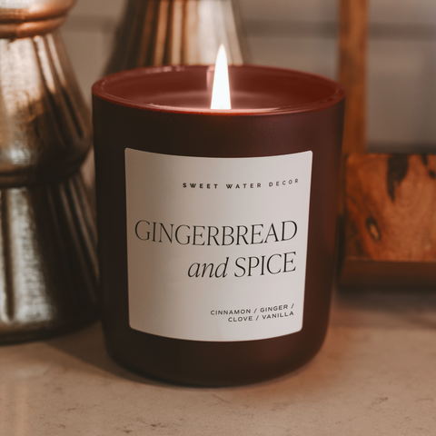 Gingerbread and Spice 15oz Soy Candle