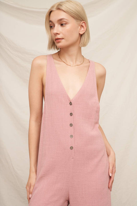Sleeveless Jumpsuit | Sage Green