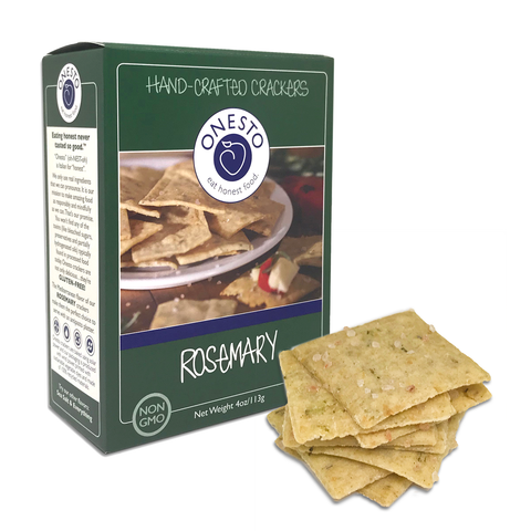 Onesto Gluten-Free Rosemary Crackers