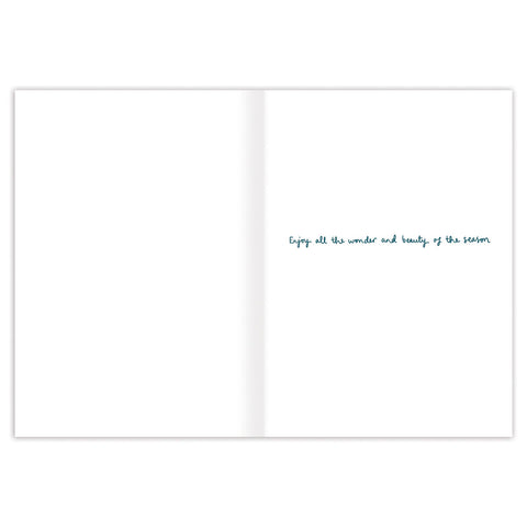 Owl Winter Countryside Holiday Card