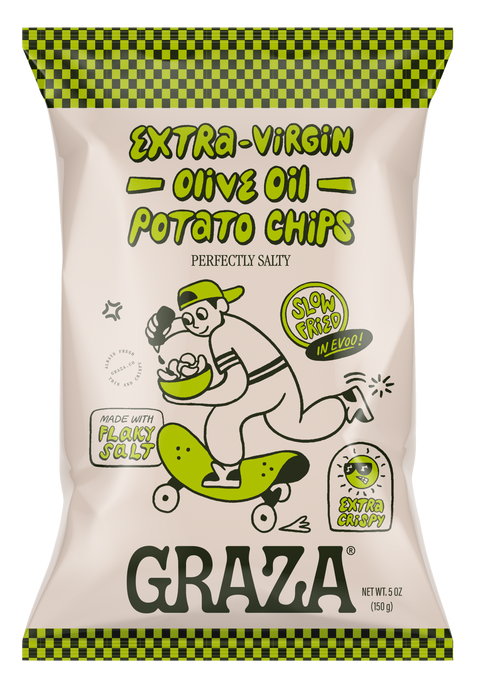 Graza's Perfectly Salty Chips Fried in EVOO